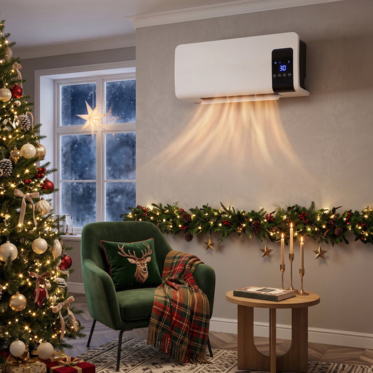 Wall Mounted Electric Heater with Remote Control