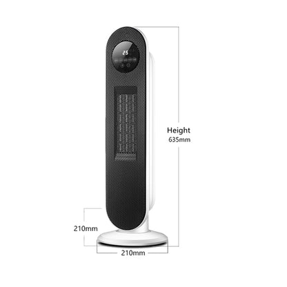 Digital PTC Ceramic Heater with Remote Control