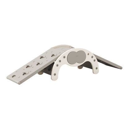 Indoor Climbing Frame Set with Two Dual-Sided Slides