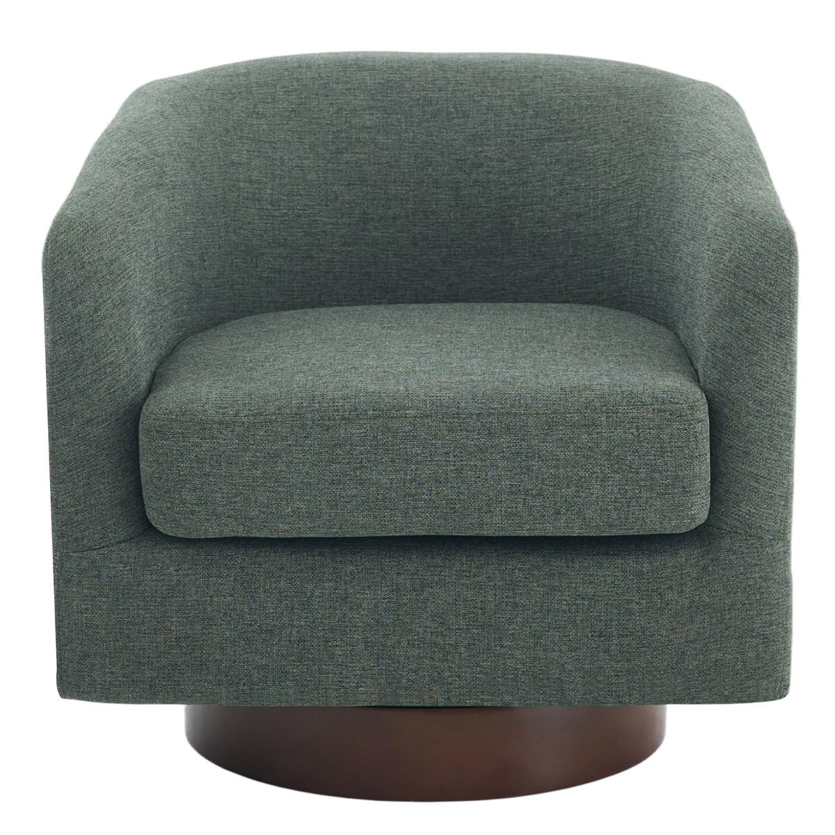 360° Swivel Upholstered Barrel Accent Chair Armchair