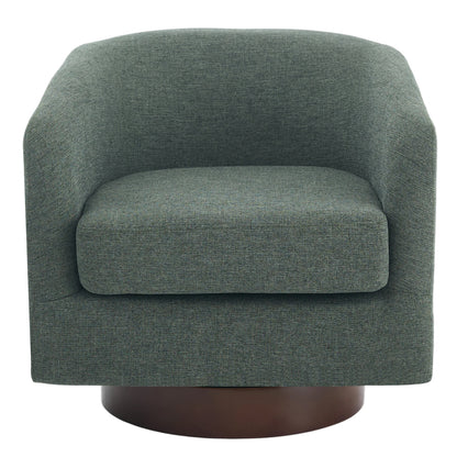 360° Swivel Upholstered Barrel Accent Chair Armchair
