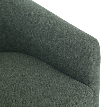 360° Swivel Upholstered Barrel Accent Chair Armchair
