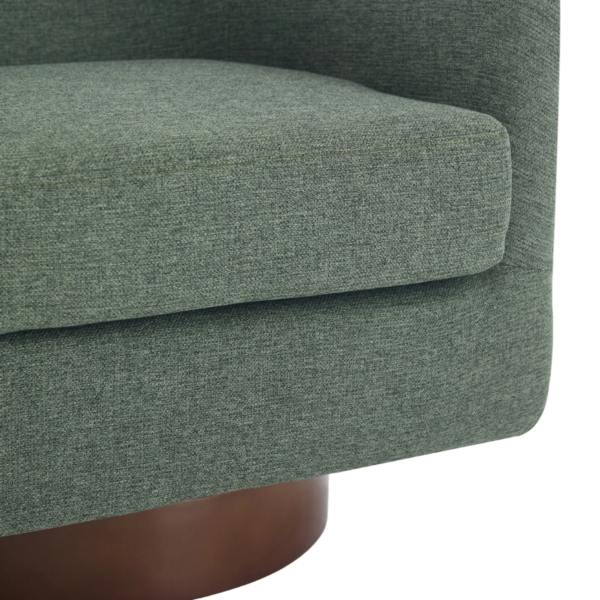 360° Swivel Upholstered Barrel Accent Chair Armchair