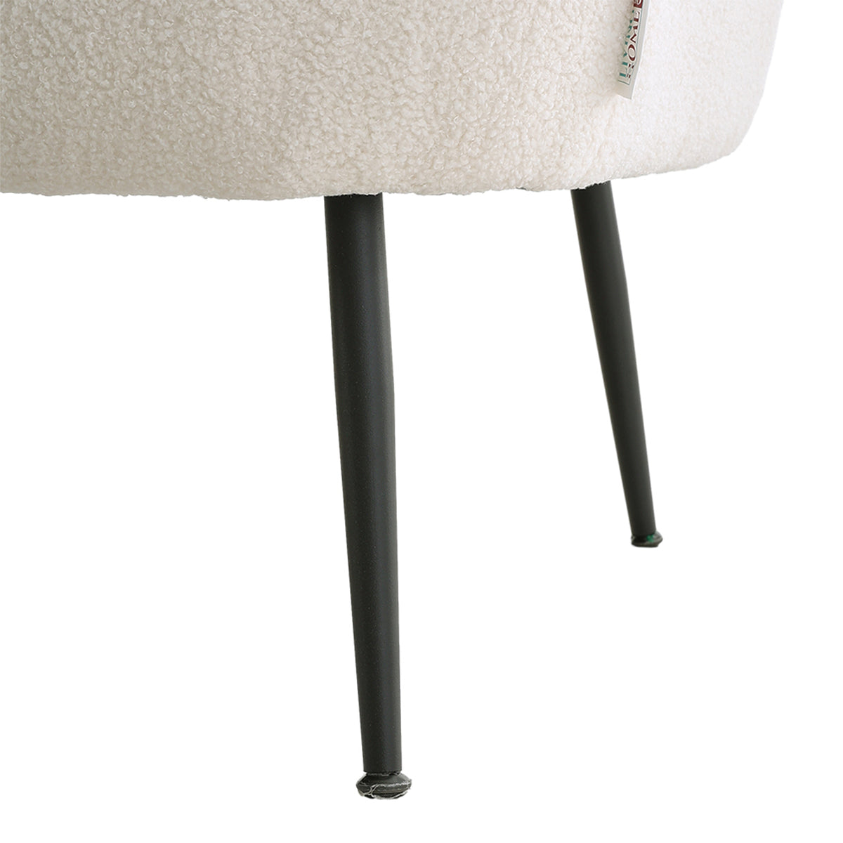 Modern Teddy Fleece 2-Seater Sofa with 2 Scatter Cushions