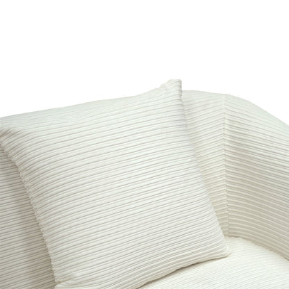Modern Chenille 2-Seater Sofa with 2 Scatter Cushions