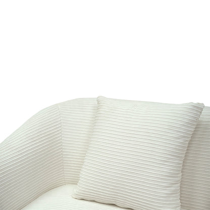 Modern Chenille 2-Seater Sofa with 2 Scatter Cushions