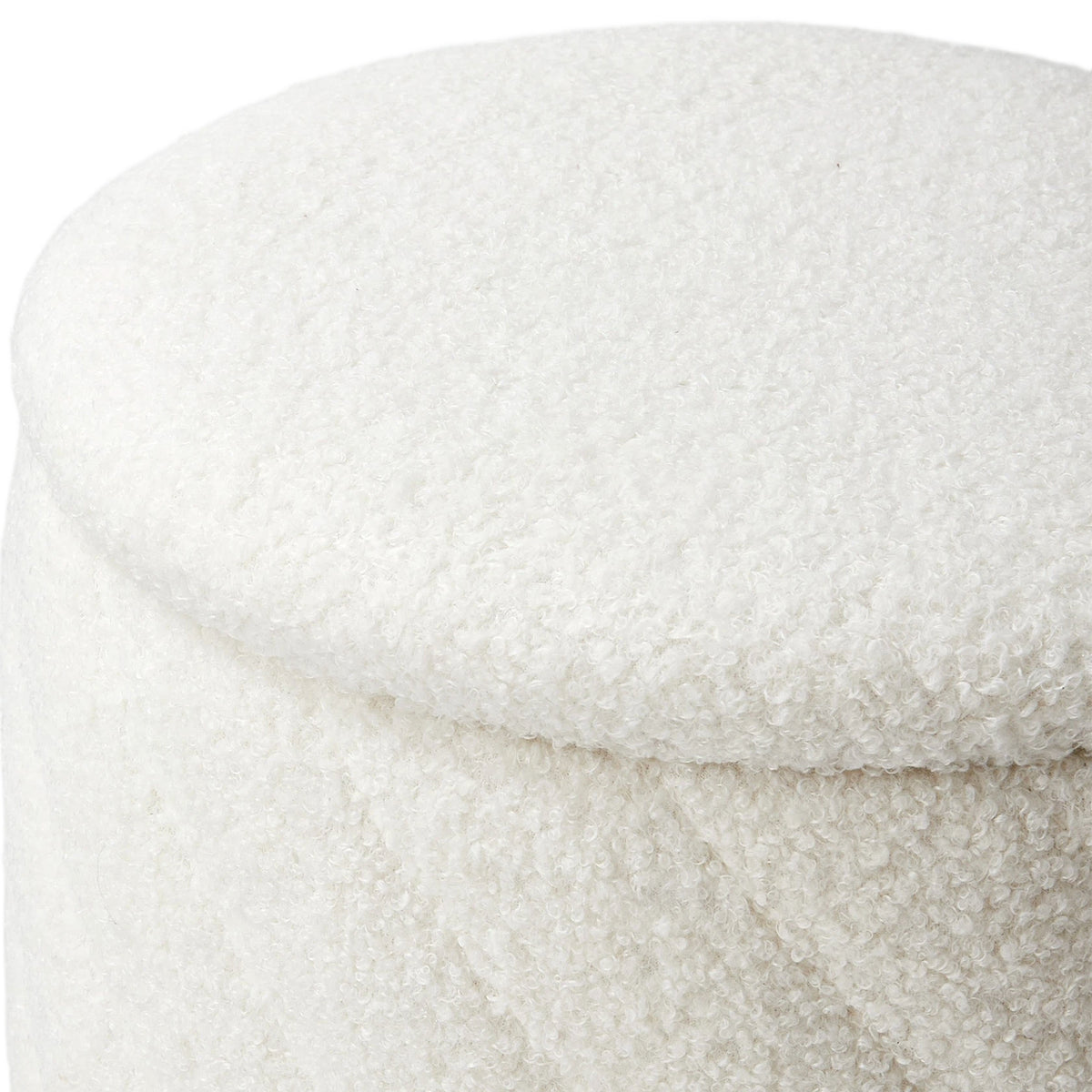 Modern Round Storage Ottoman