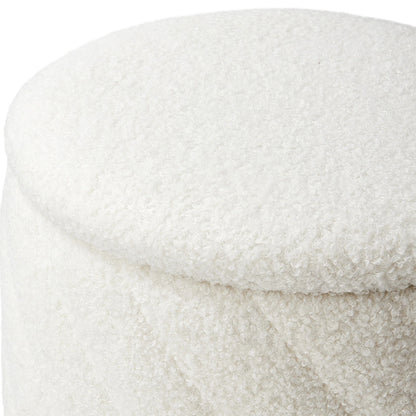 Modern Round Storage Ottoman