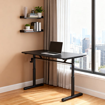 Adjustable Sit-Stand Desk for Home Office