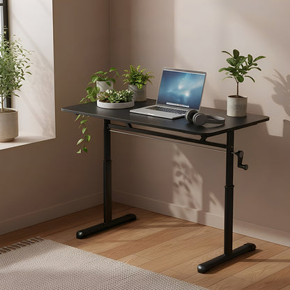 Adjustable Sit-Stand Desk for Home Office