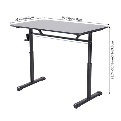 Adjustable Sit-Stand Desk for Home Office