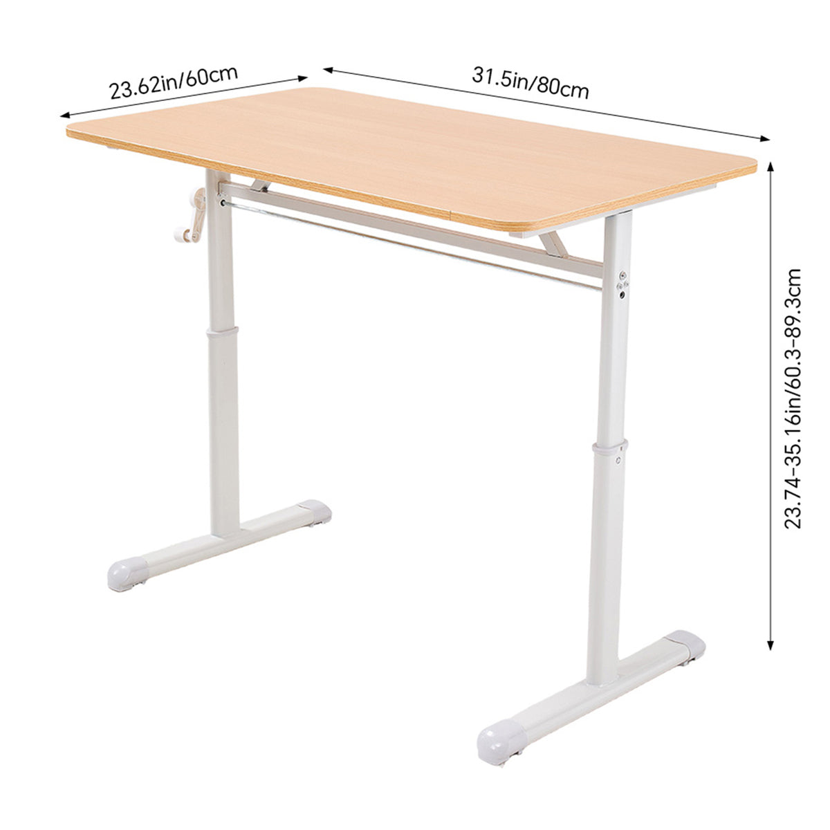 Adjustable Sit-Stand Desk for Home Office