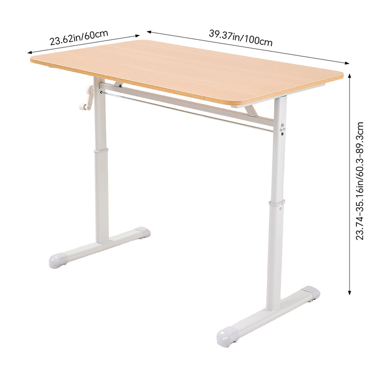 Adjustable Sit-Stand Desk for Home Office