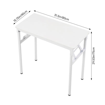 Folding Office Desk with Adjustable Foot Pads