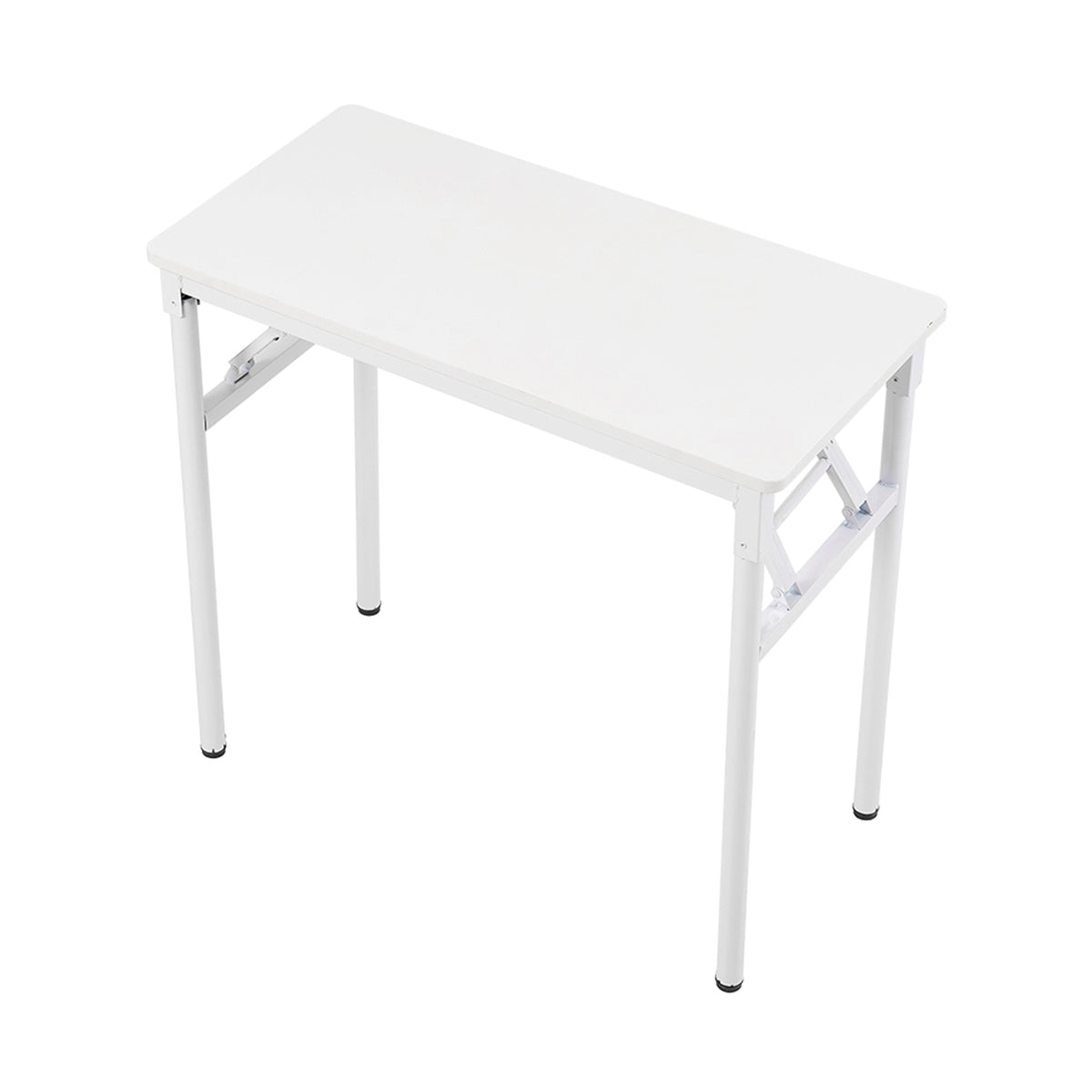 Folding Office Desk with Adjustable Foot Pads