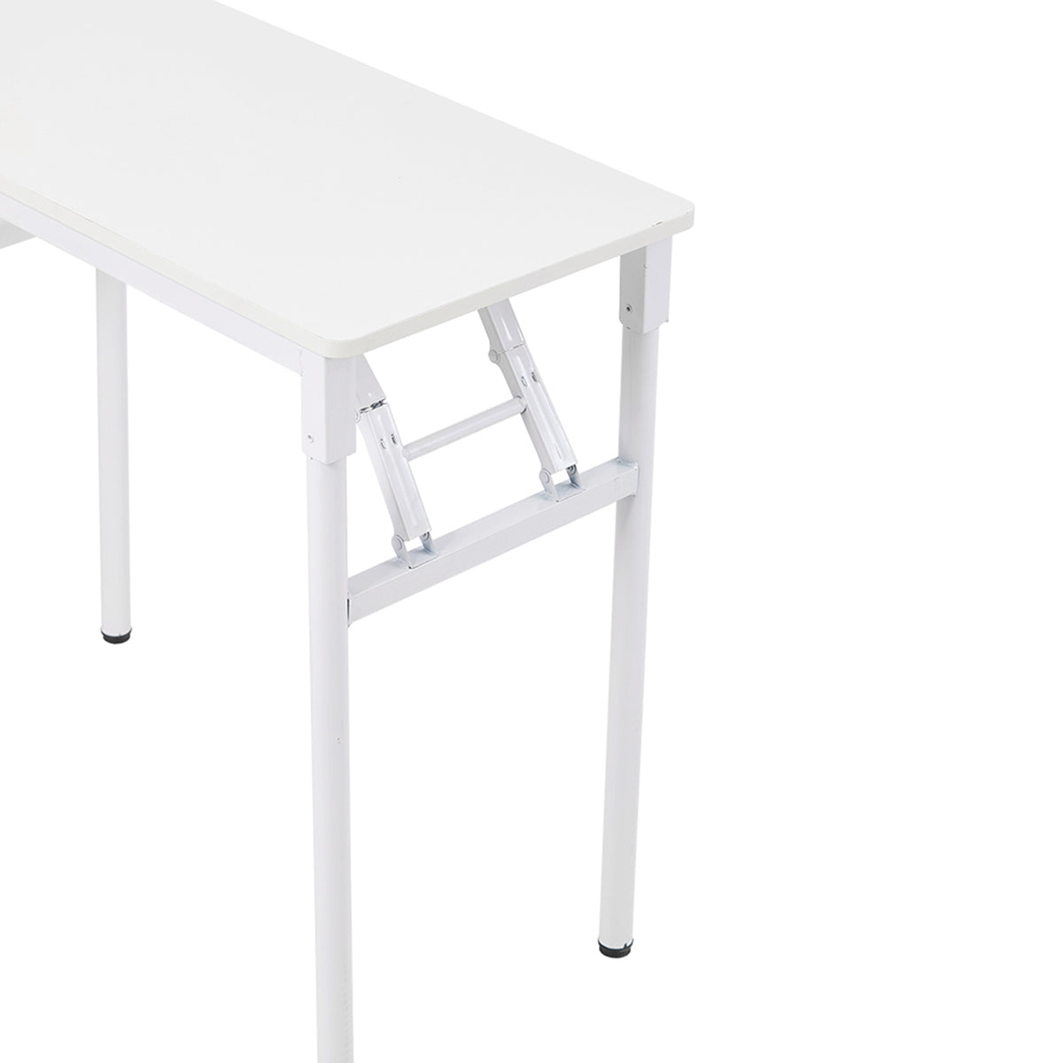Folding Office Desk with Adjustable Foot Pads