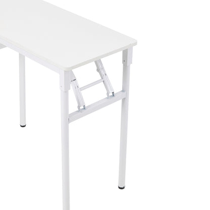 Folding Office Desk with Adjustable Foot Pads