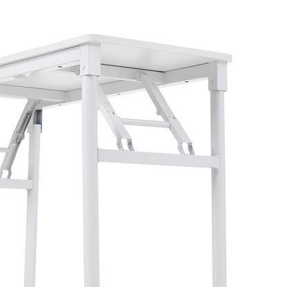 Folding Office Desk with Adjustable Foot Pads