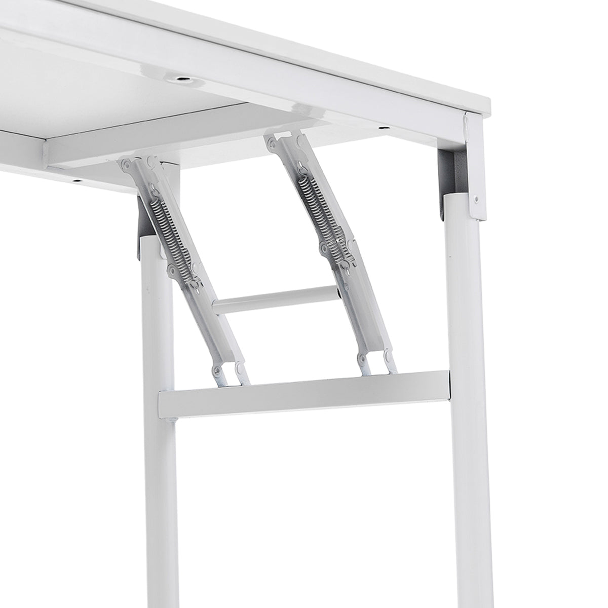 Folding Office Desk with Adjustable Foot Pads