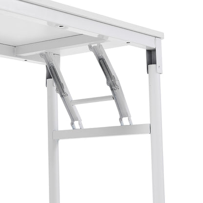 Folding Office Desk with Adjustable Foot Pads