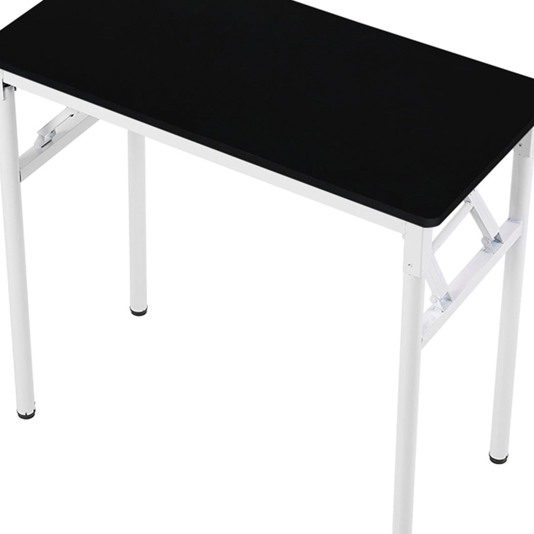 Folding Office Desk with Adjustable Foot Pads