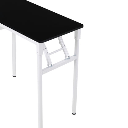 Folding Office Desk with Adjustable Foot Pads
