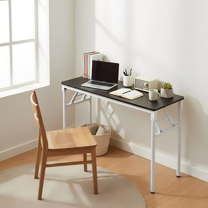 Folding Office Desk with Adjustable Foot Pads