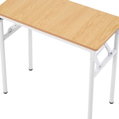 Folding Office Desk with Adjustable Foot Pads