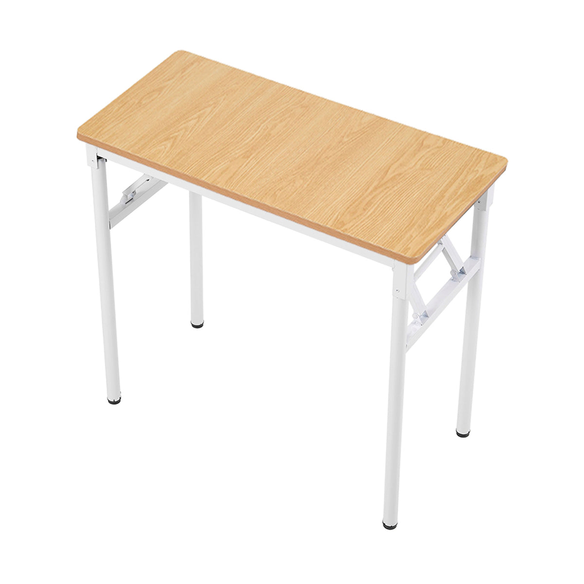 Folding Office Desk with Adjustable Foot Pads