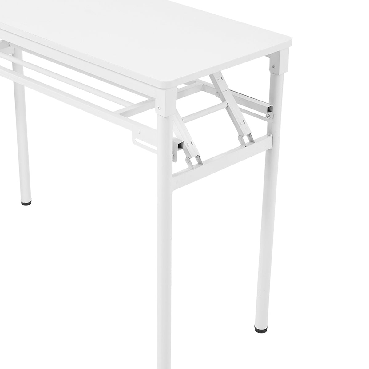 Folding Office Desk with Adjustable Foot Pads