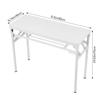 Folding Office Desk with Adjustable Foot Pads