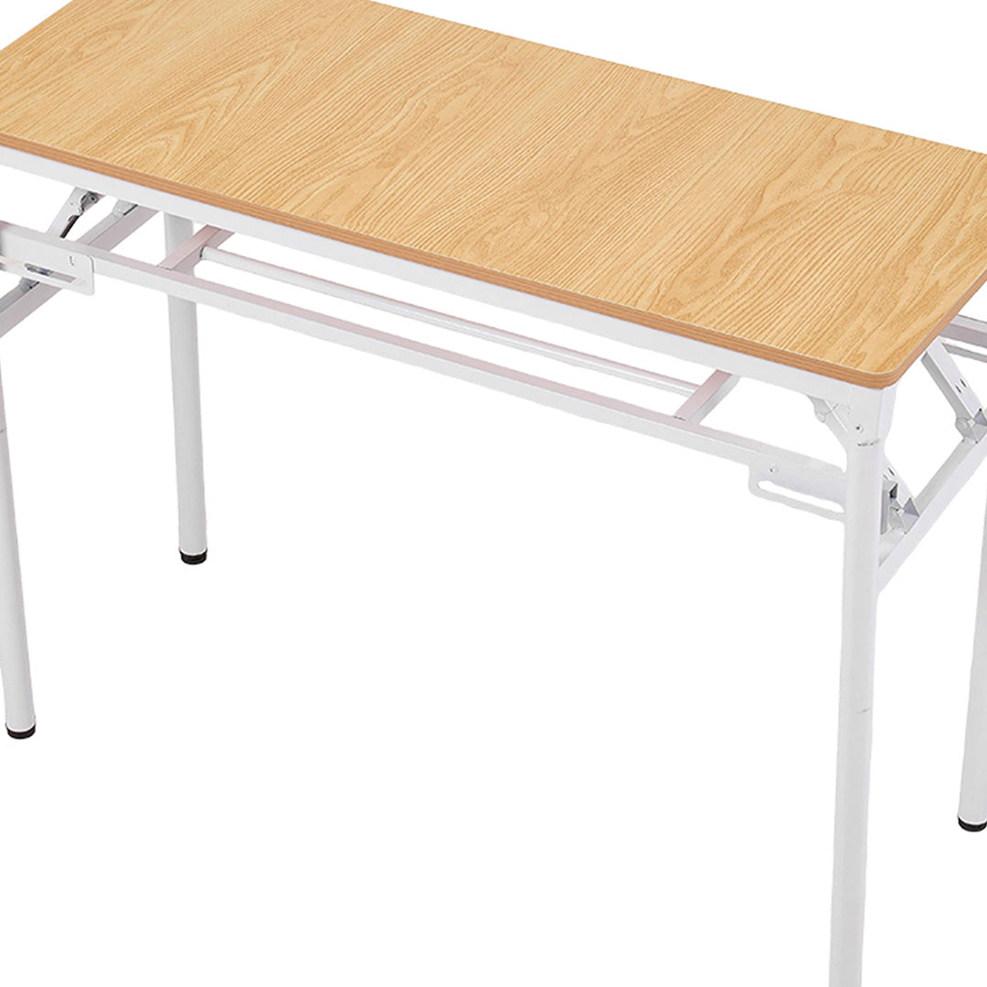 Folding Office Desk with Adjustable Foot Pads
