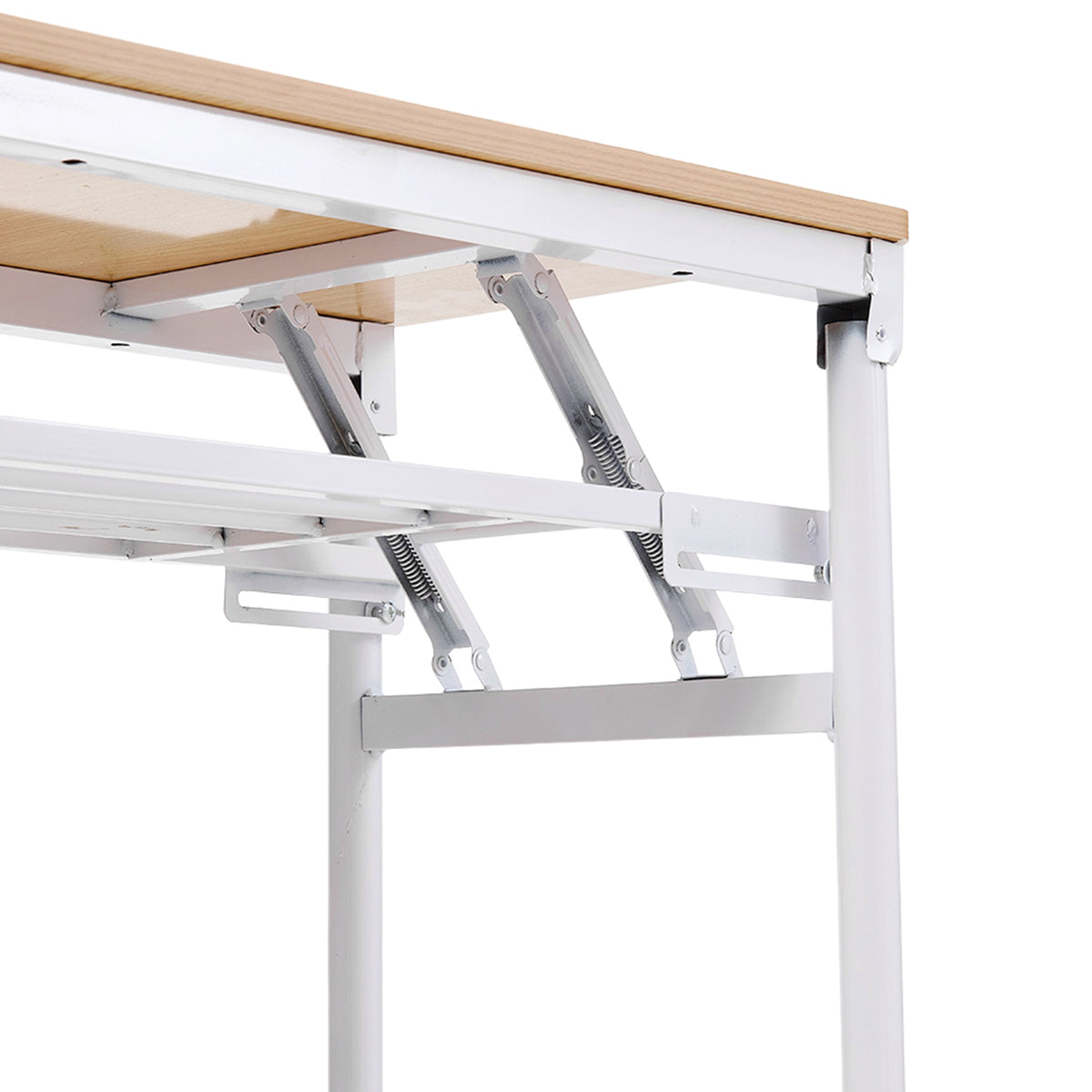 Folding Office Desk with Adjustable Foot Pads