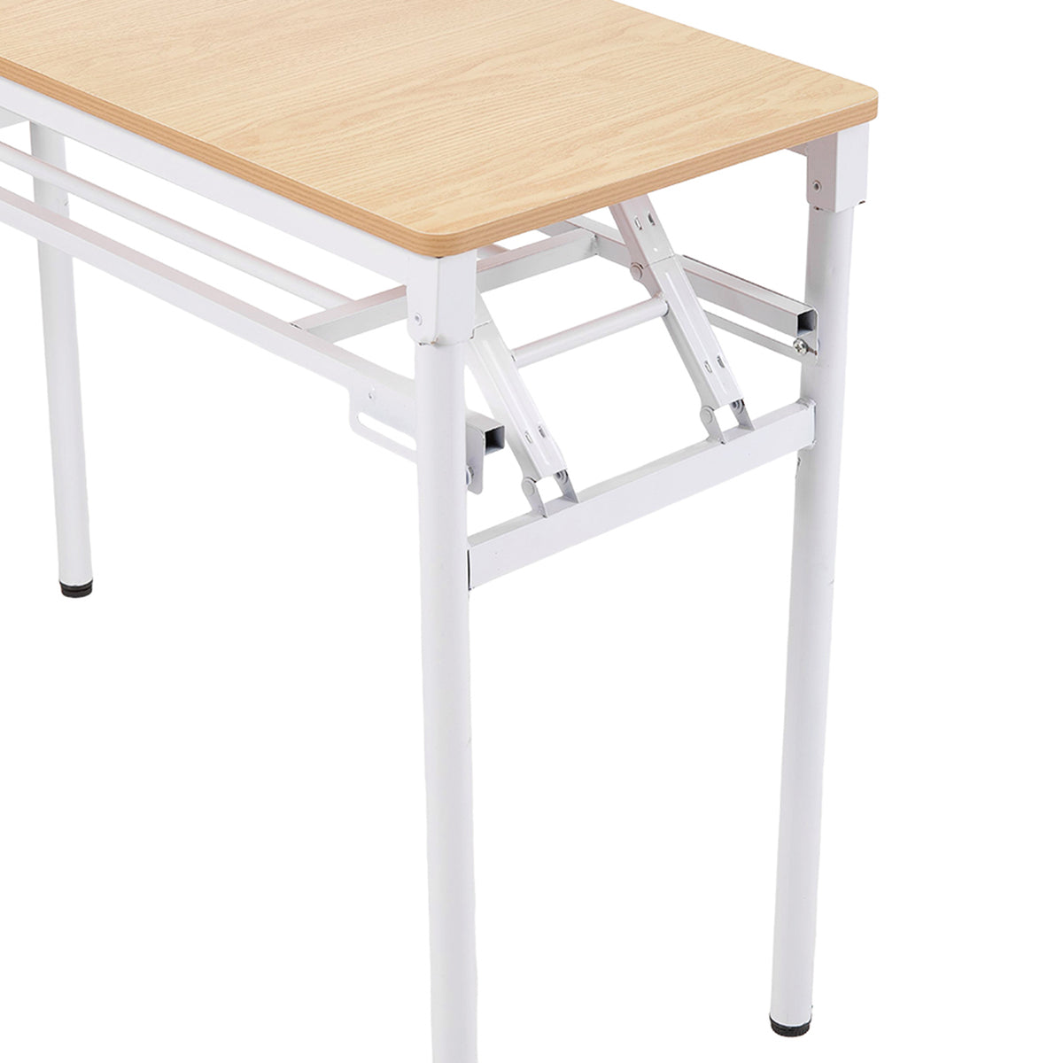Folding Office Desk with Adjustable Foot Pads