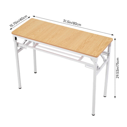 Folding Office Desk with Adjustable Foot Pads