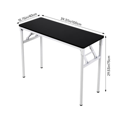 Folding Office Desk with Adjustable Foot Pads