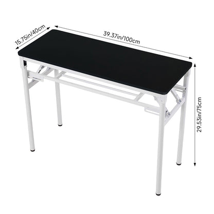 Folding Office Desk with Adjustable Foot Pads
