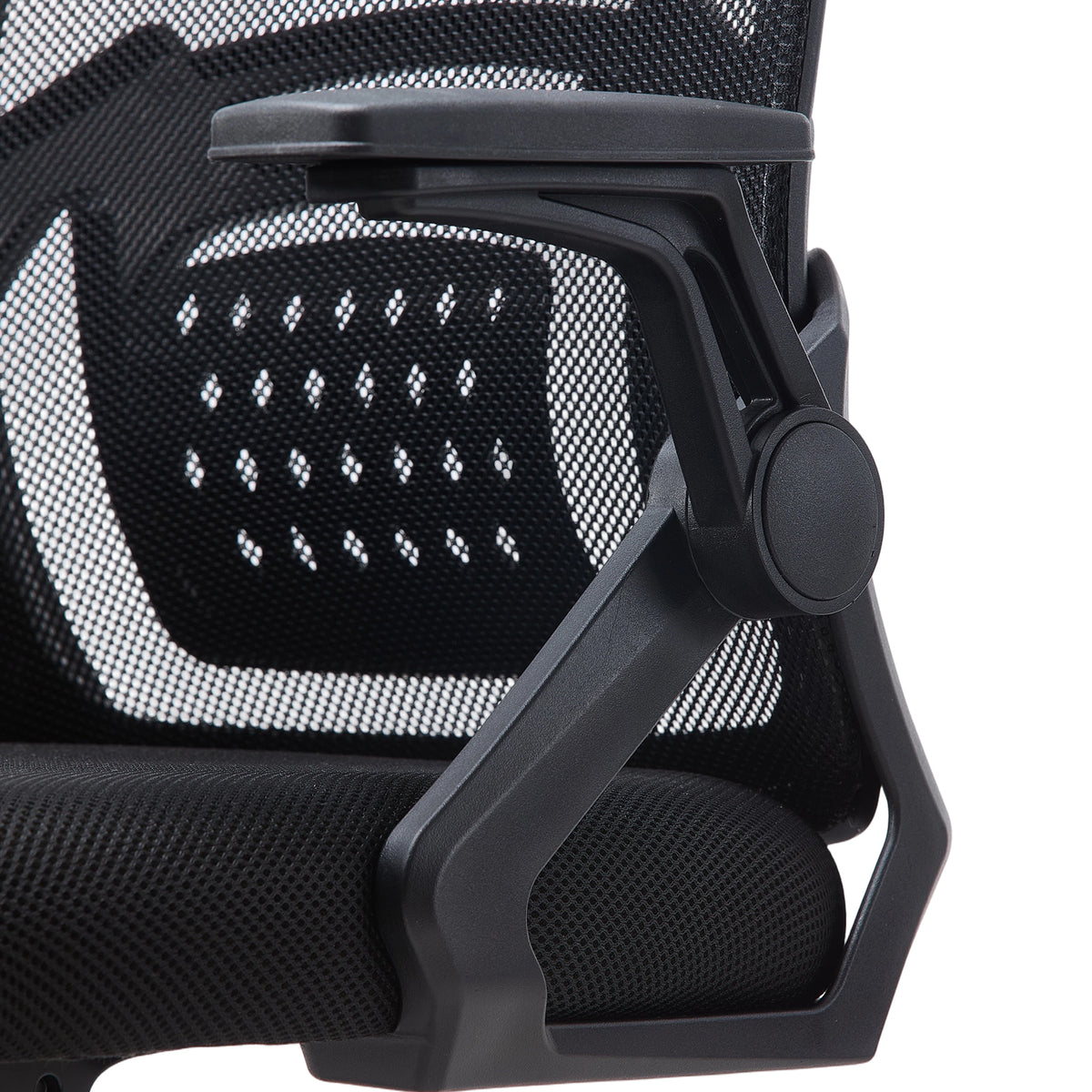 Ergonomic Mesh Office Chair with Adjustable Headrest & 15° Tilt Recline