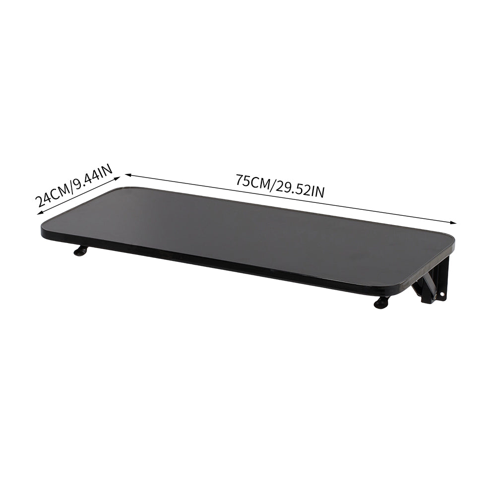 Wall-mounted Folding Table with Iron Brackets