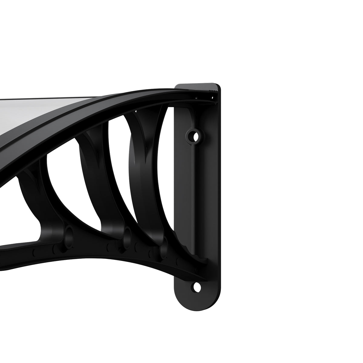 Outdoor Door Canopy Window Awning with Drainage Channel
