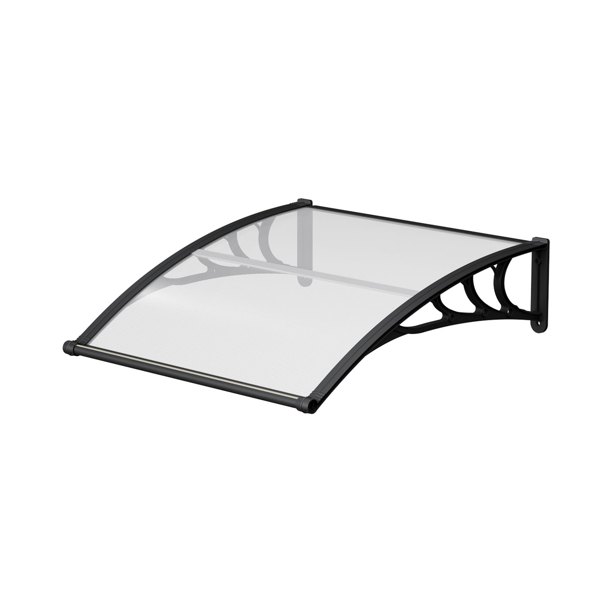 Outdoor Door Canopy Window Awning with Drainage Channel