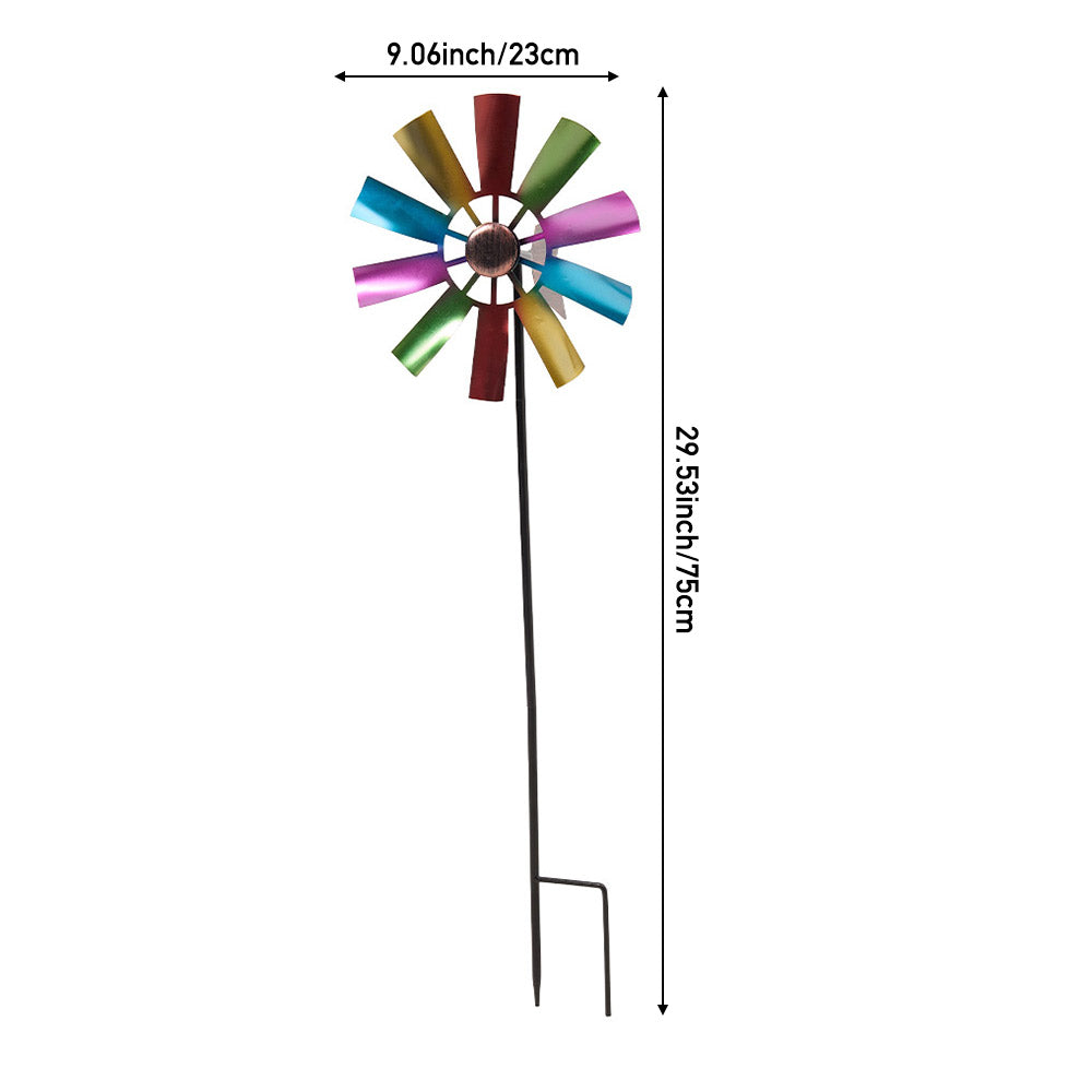 Outdoor Metal Wind Spinner for Garden & Patio
