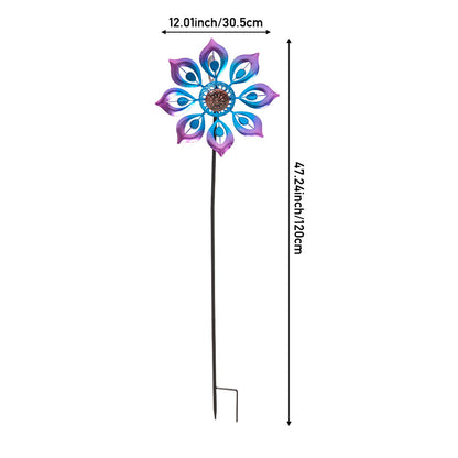 Outdoor Metal Wind Spinner for Garden & Patio