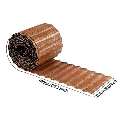 Corrugated Metal Garden Edging
