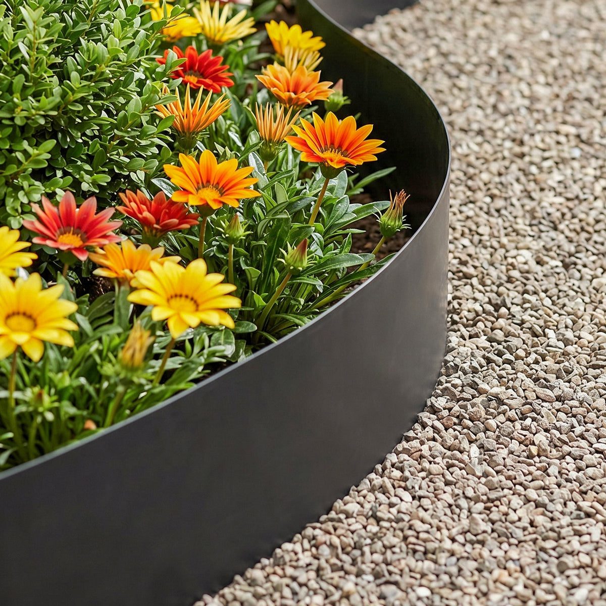 Black Metal Garden Edging