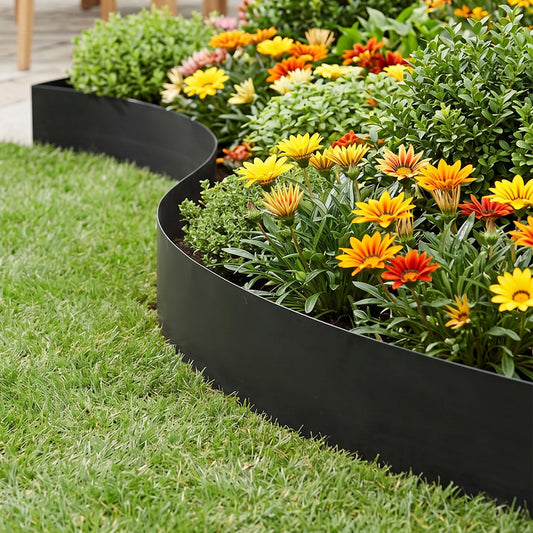 Black Metal Garden Edging