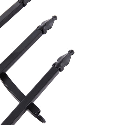 5-Pack Decorative Metal Garden Fence Panels
