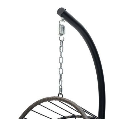Swing Hanging Egg Chair with Cushion and Headrest