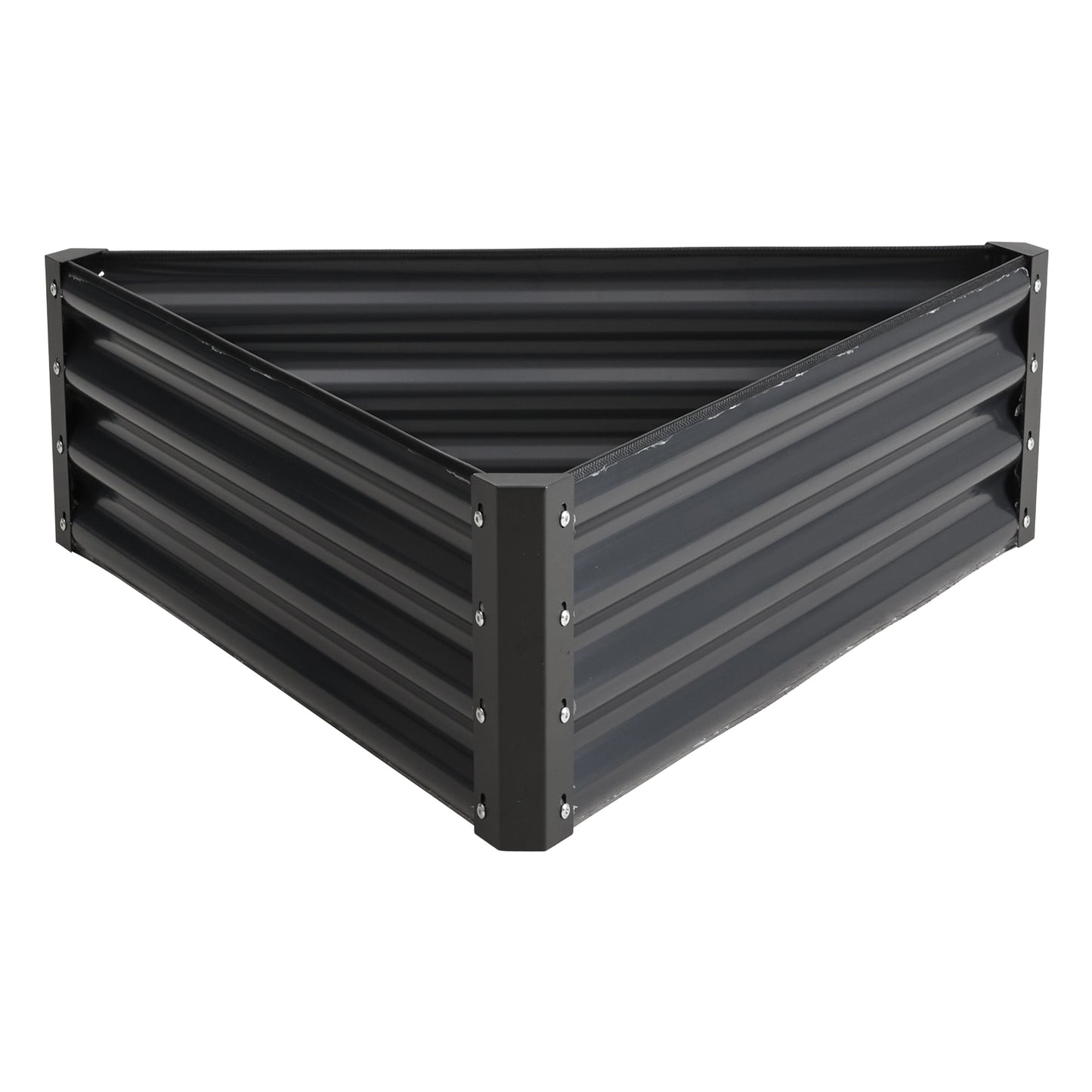 Triangular Galvanised Steel Raised Garden Bed
