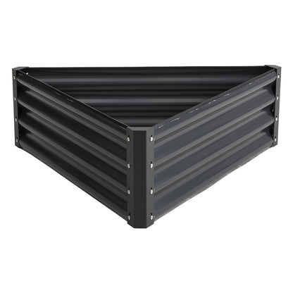 Triangular Galvanised Steel Raised Garden Bed